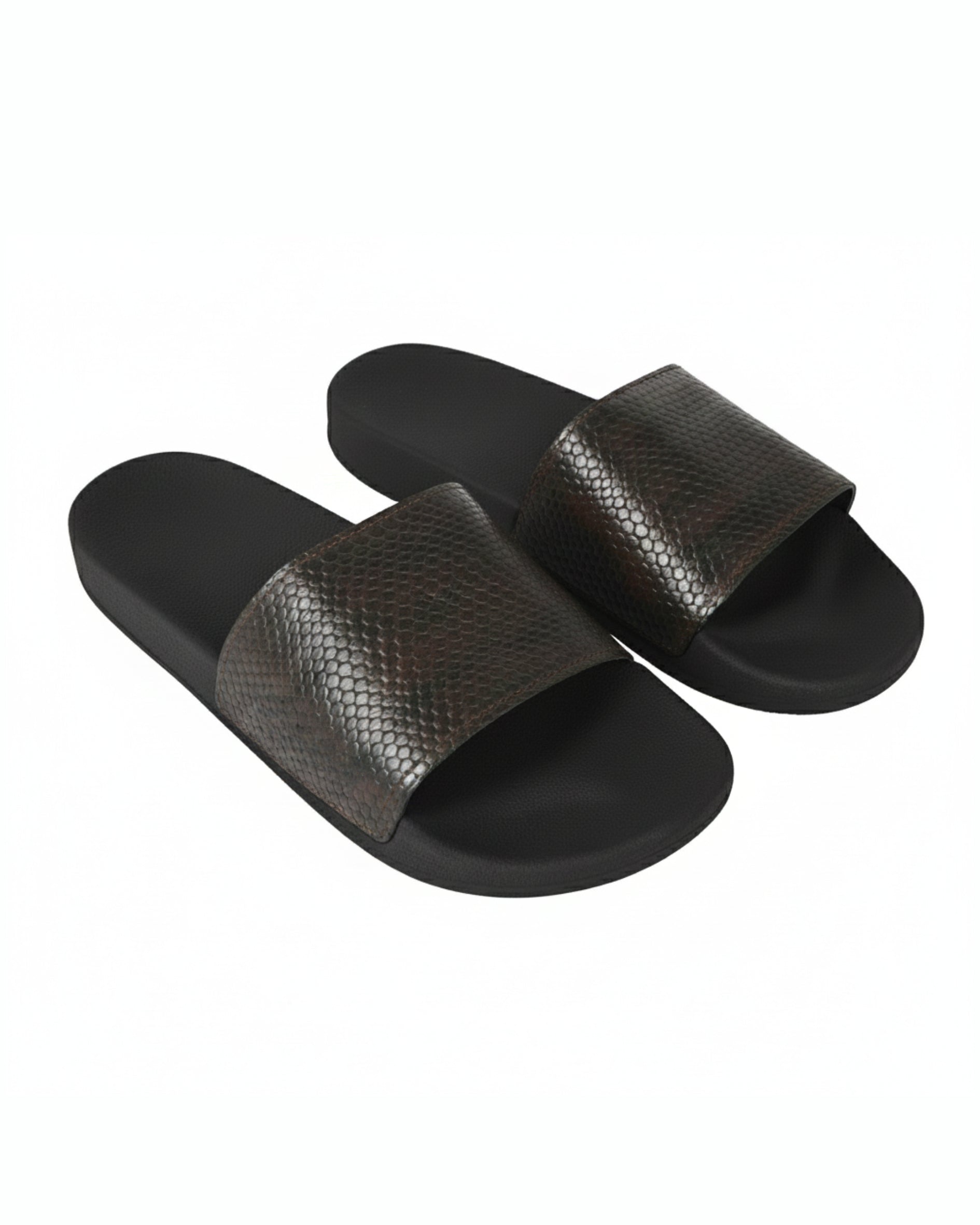 Cobra Texture Slide Brown