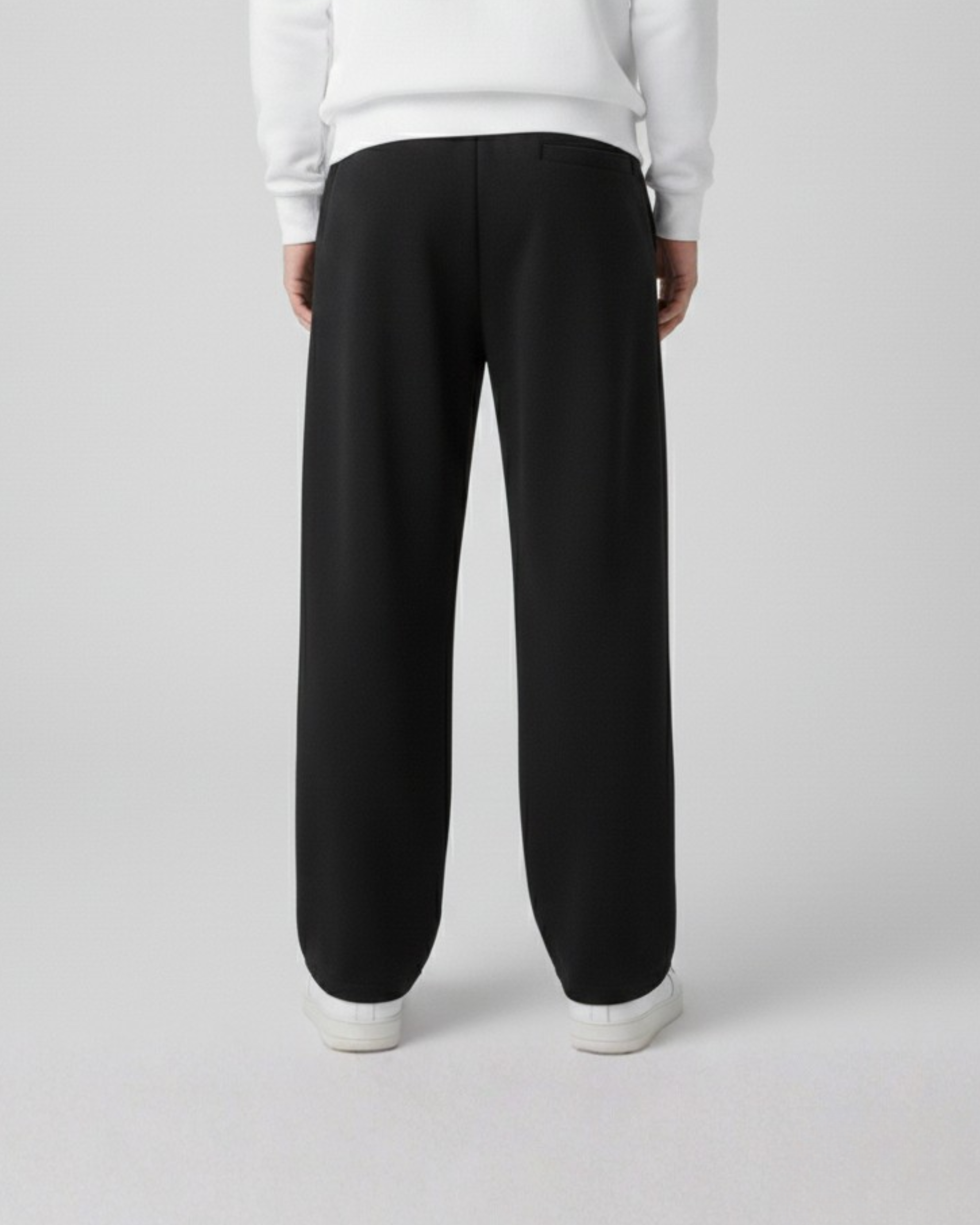 Black Plain Trouser