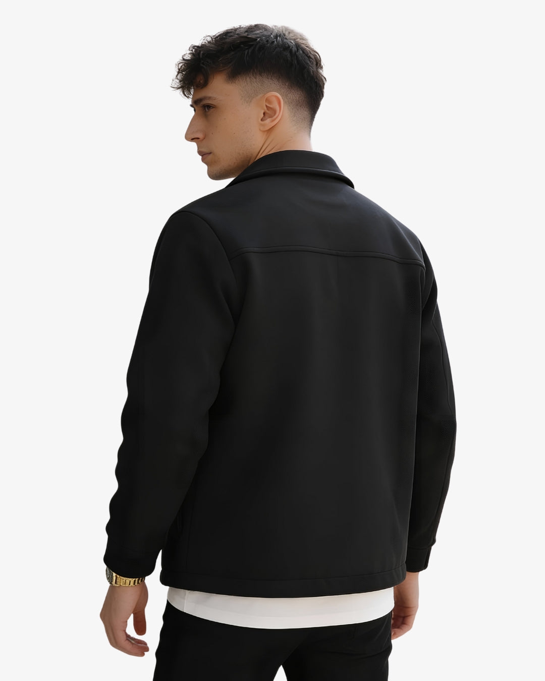 Premium Black Fleece Jacket
