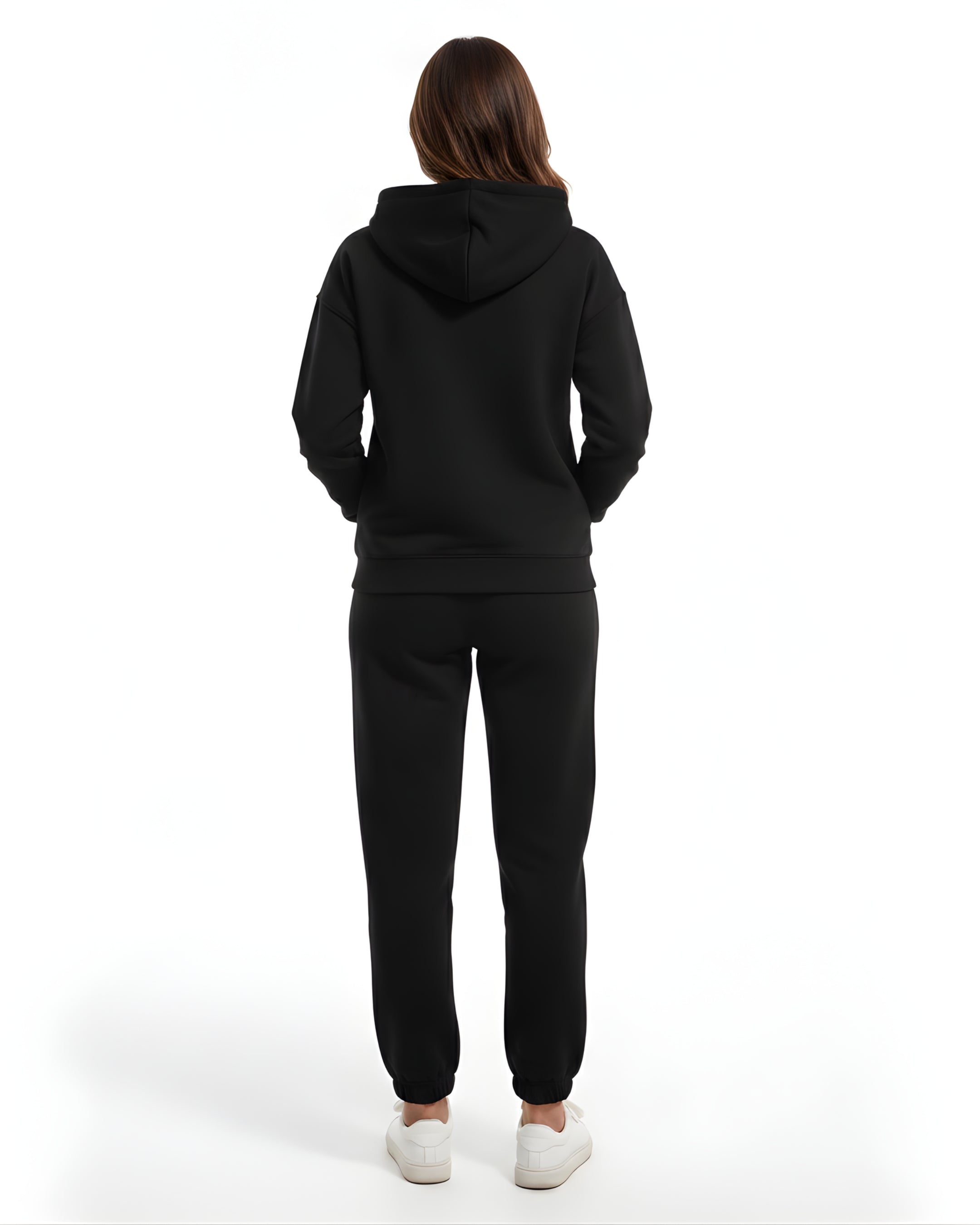 Black Plain Track Suit