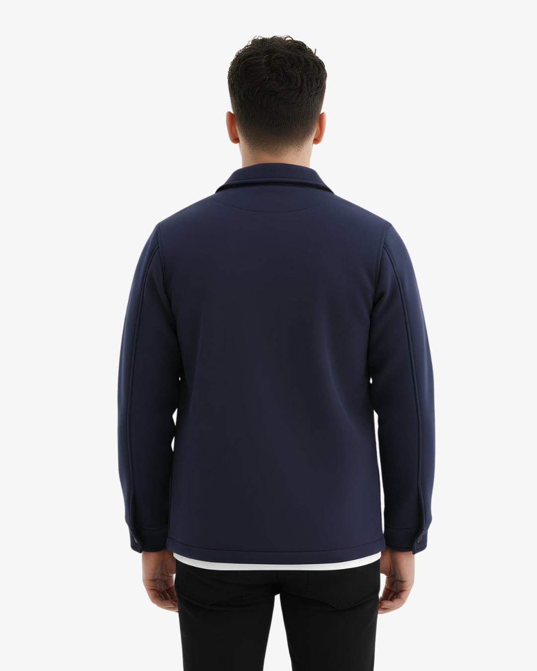 Premium Navy Fleece Jacket