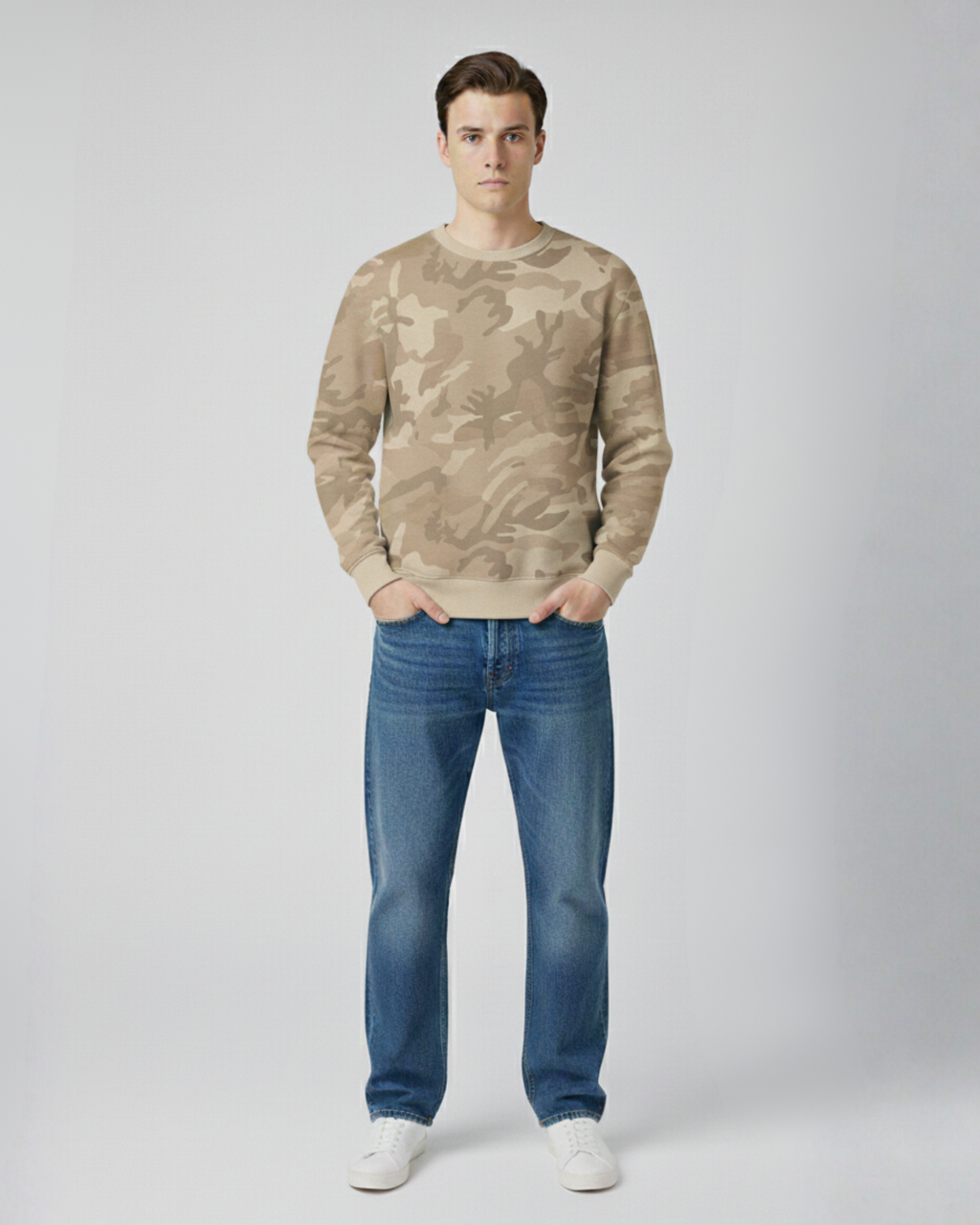 Cotton Jersey Printed Sweatshirt