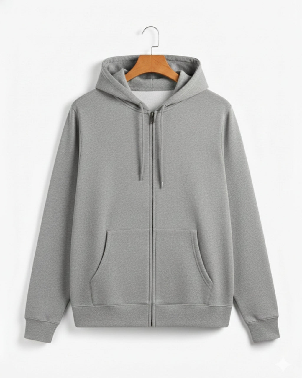 Zipper Fleece Hoodie