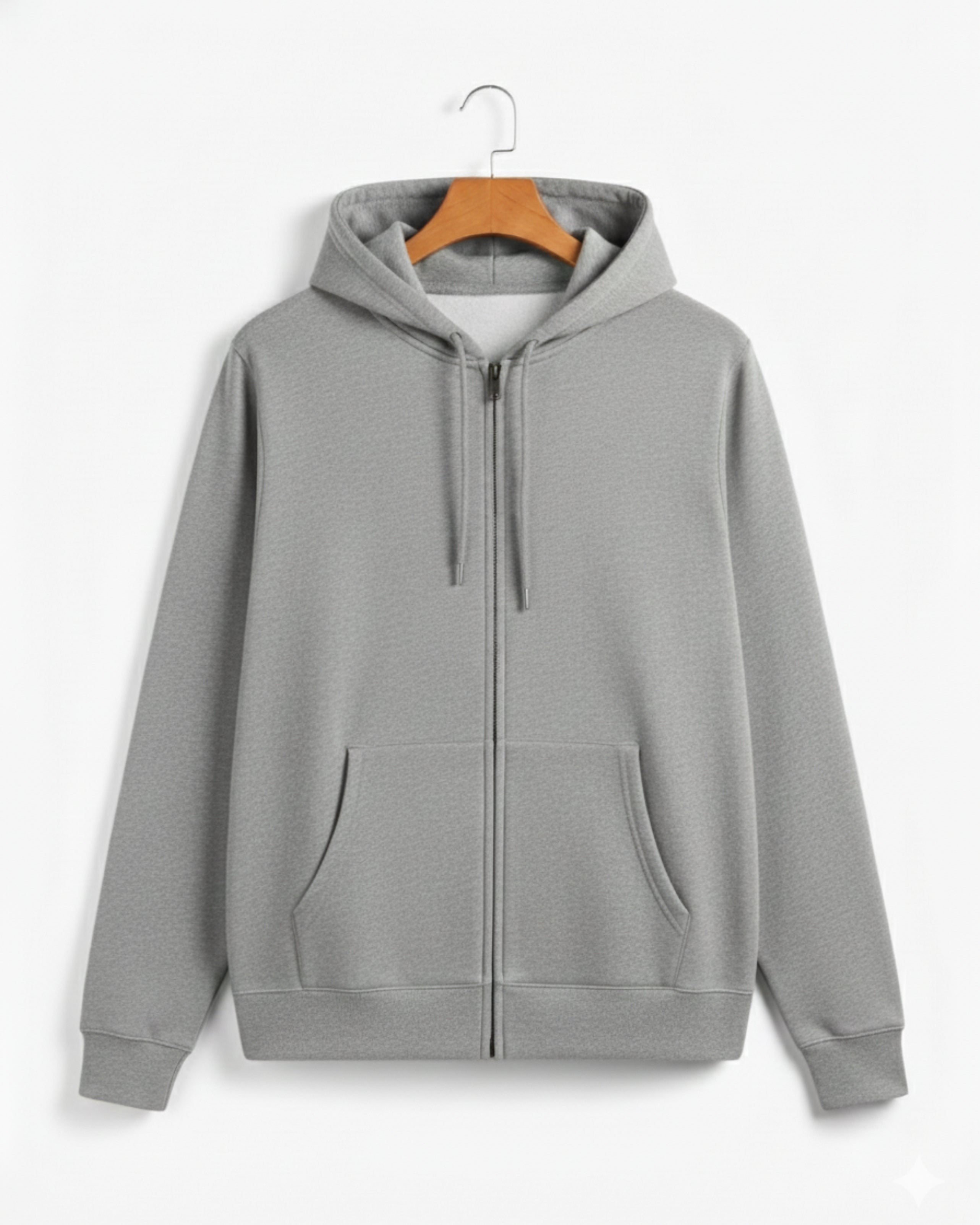 Zipper Fleece Hoodie