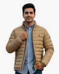 Beige Puffer Jacket