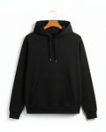 Black Fleece Plain Hoodie