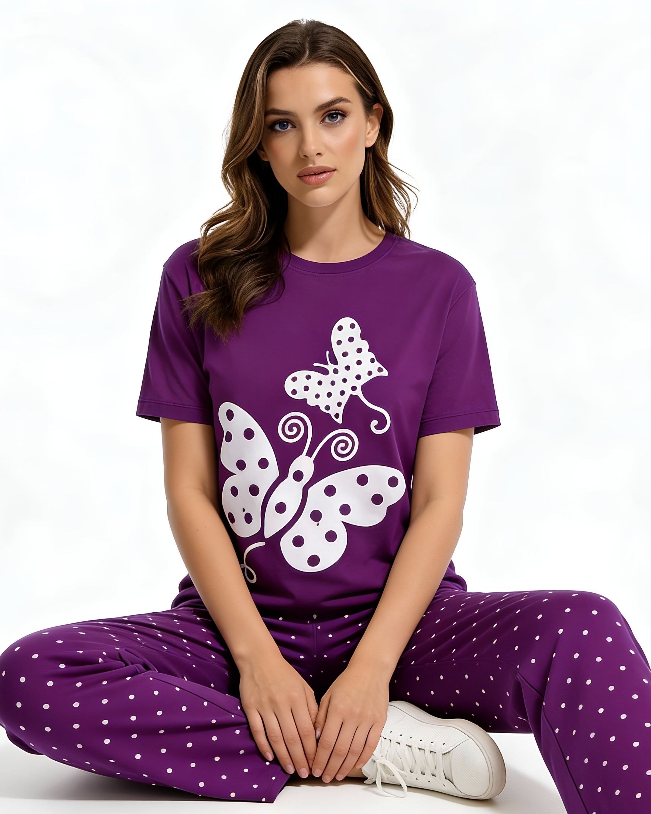 Stitched Jersey Printed Tracksuit