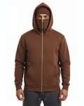 Balaclava Ninja Brown Hoodie