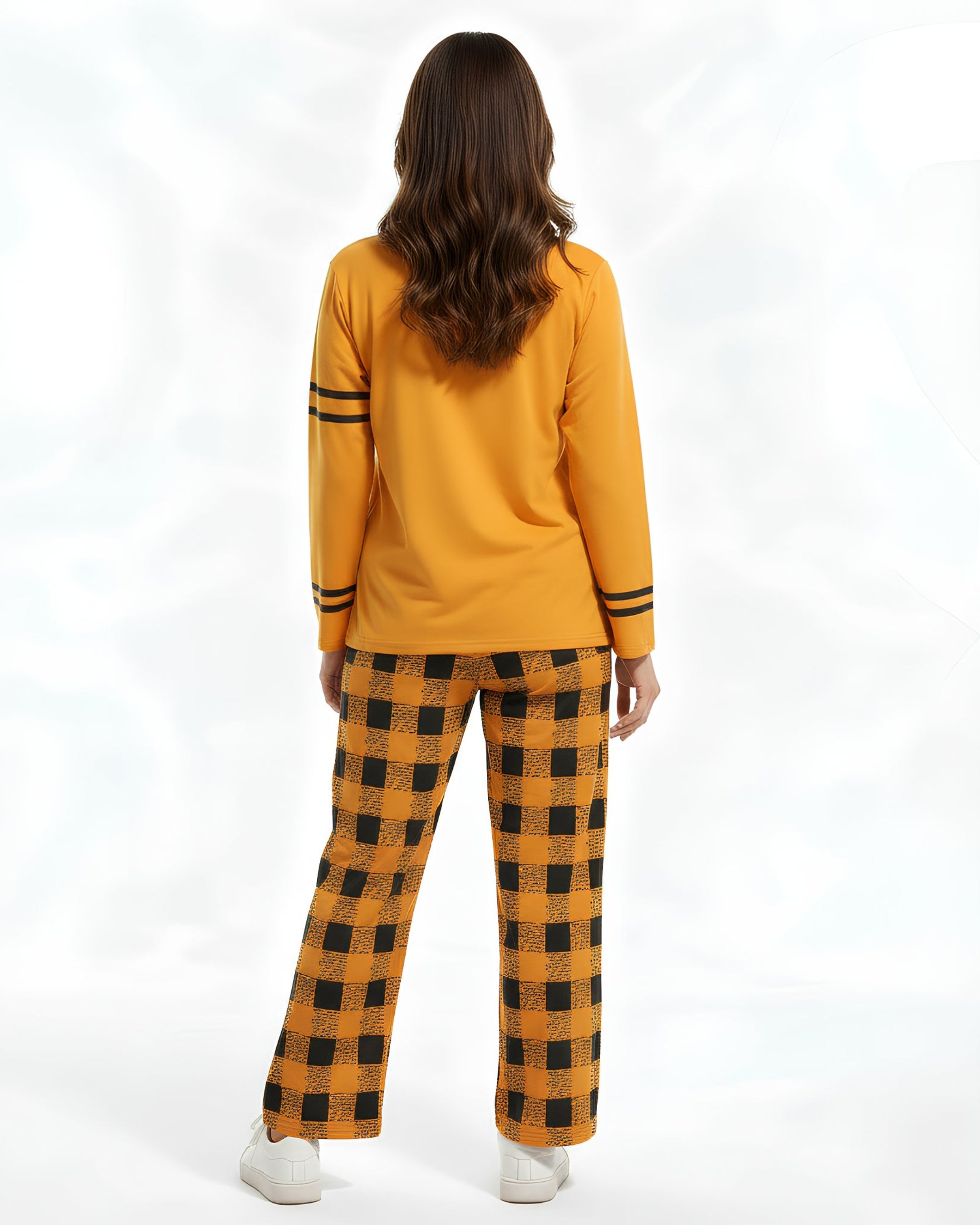 Yellow Jersey Printed Tracksuit