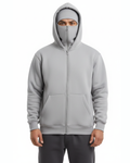 Balaclava Ninja Grey Hoodie