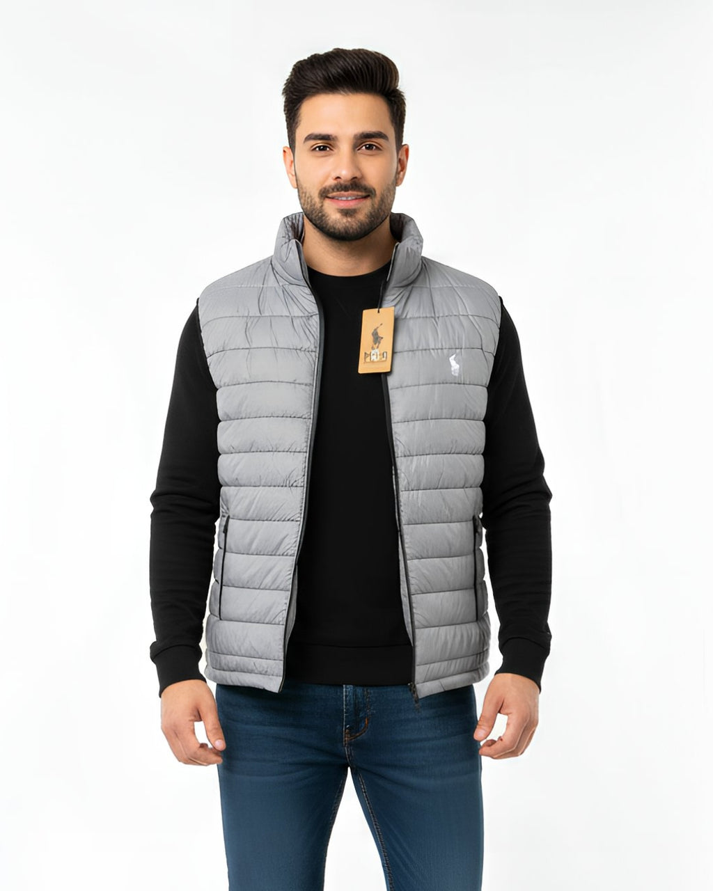 Grey Style Puffer Jacket
