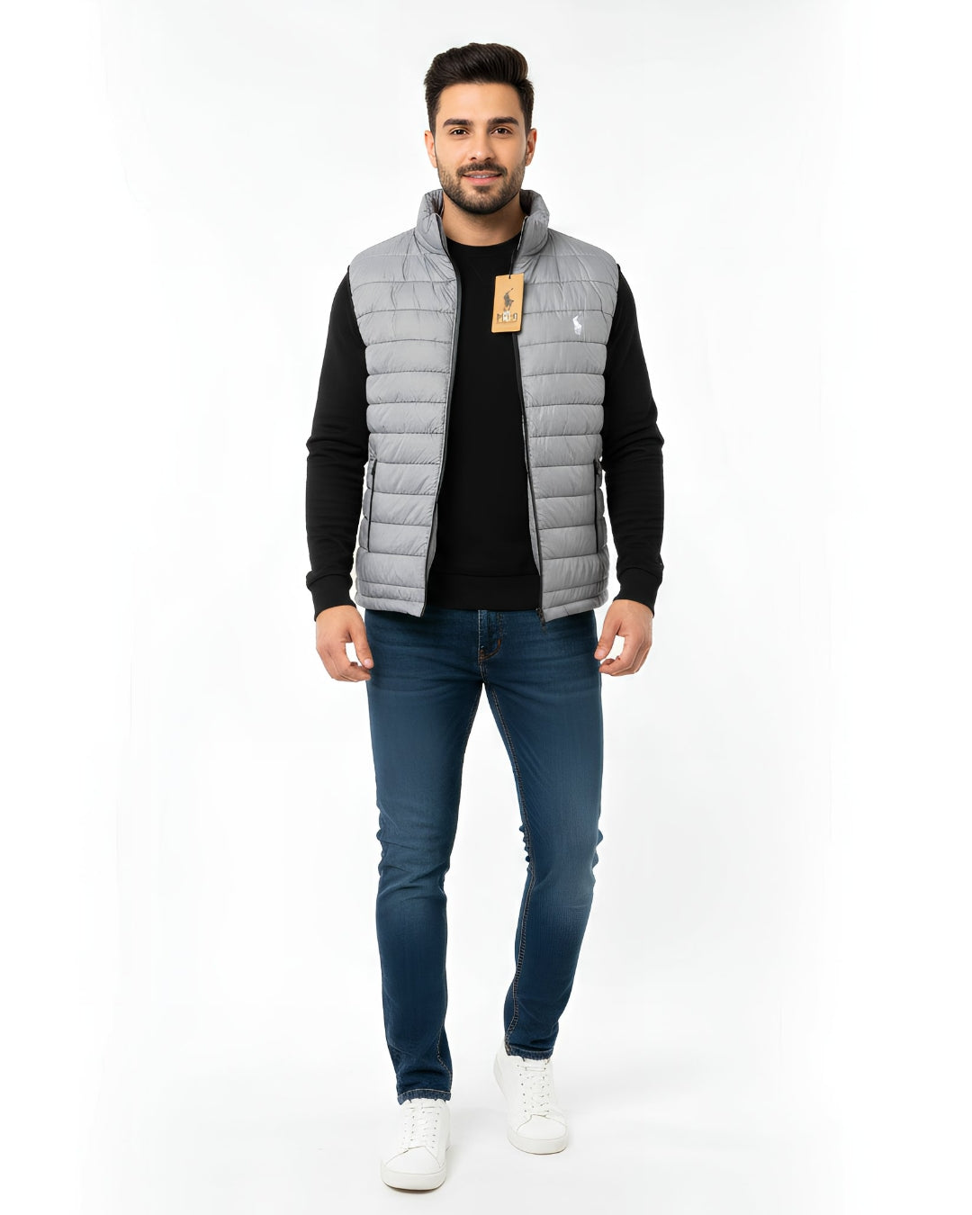 Grey Style Puffer Jacket