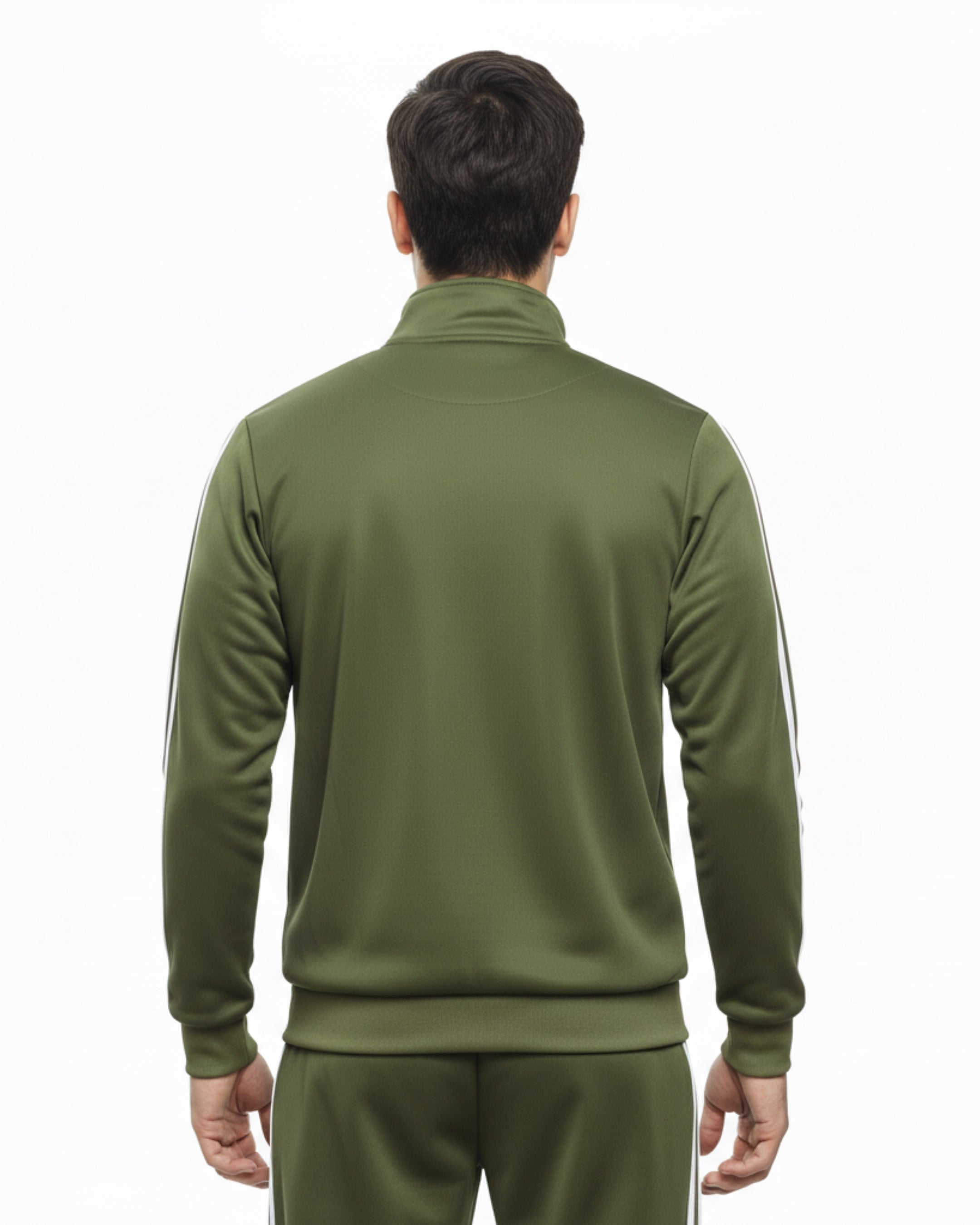 Green Zipper Track Suit