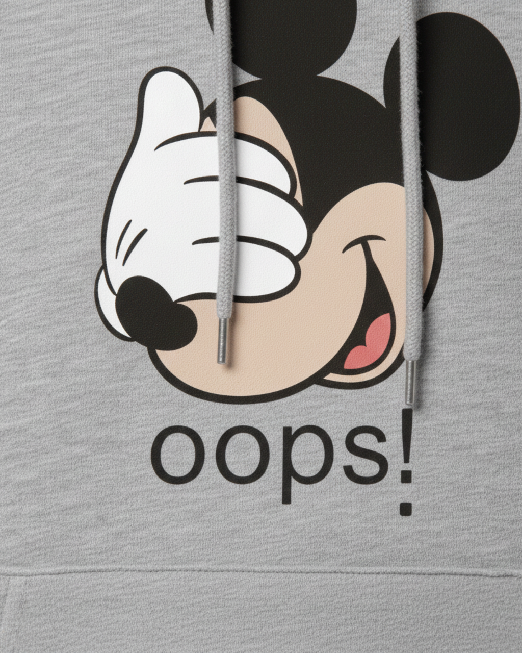 Fleece Printed Pullover Hoodie