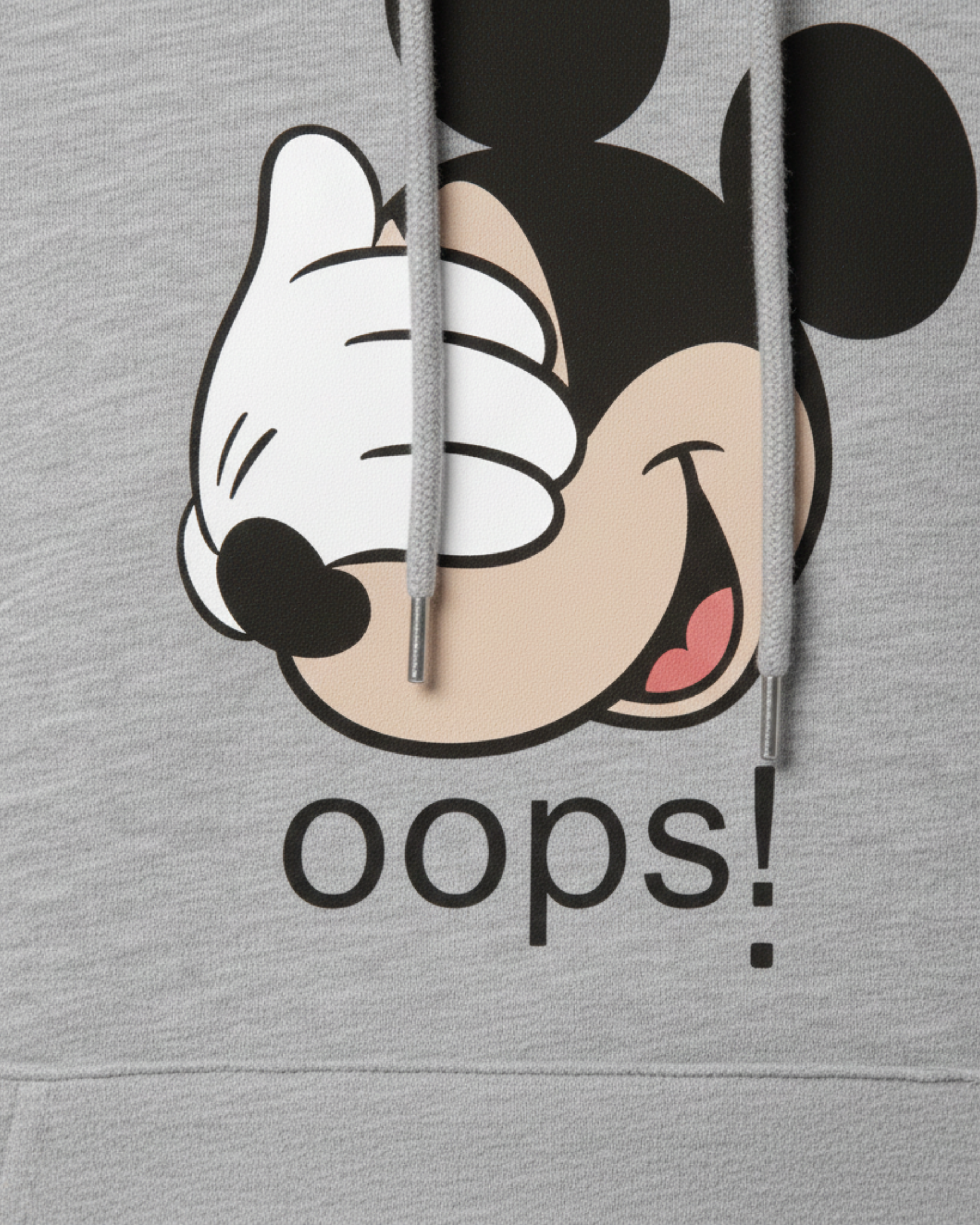 Fleece Printed Pullover Hoodie