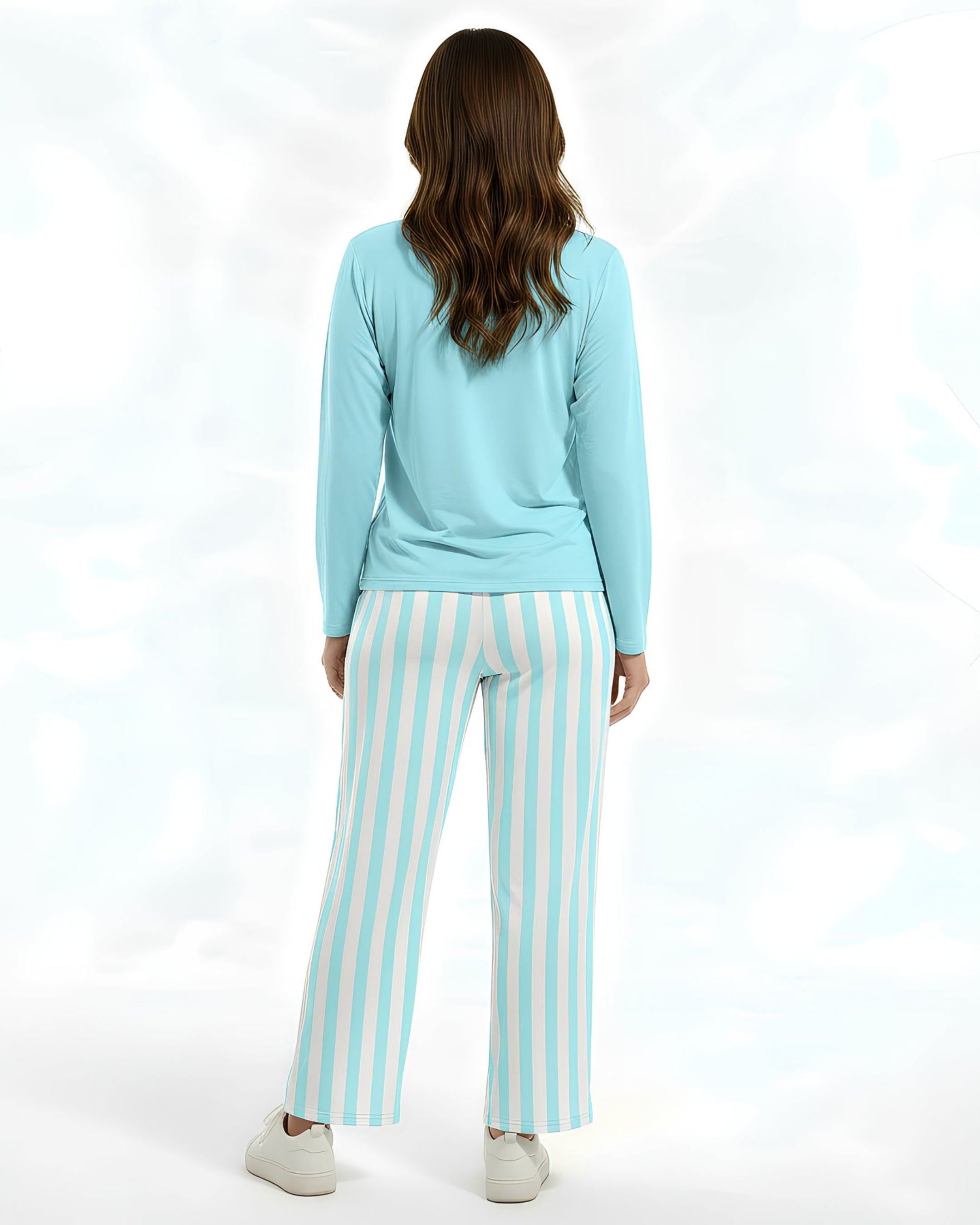 Stitched Plain Night Suit