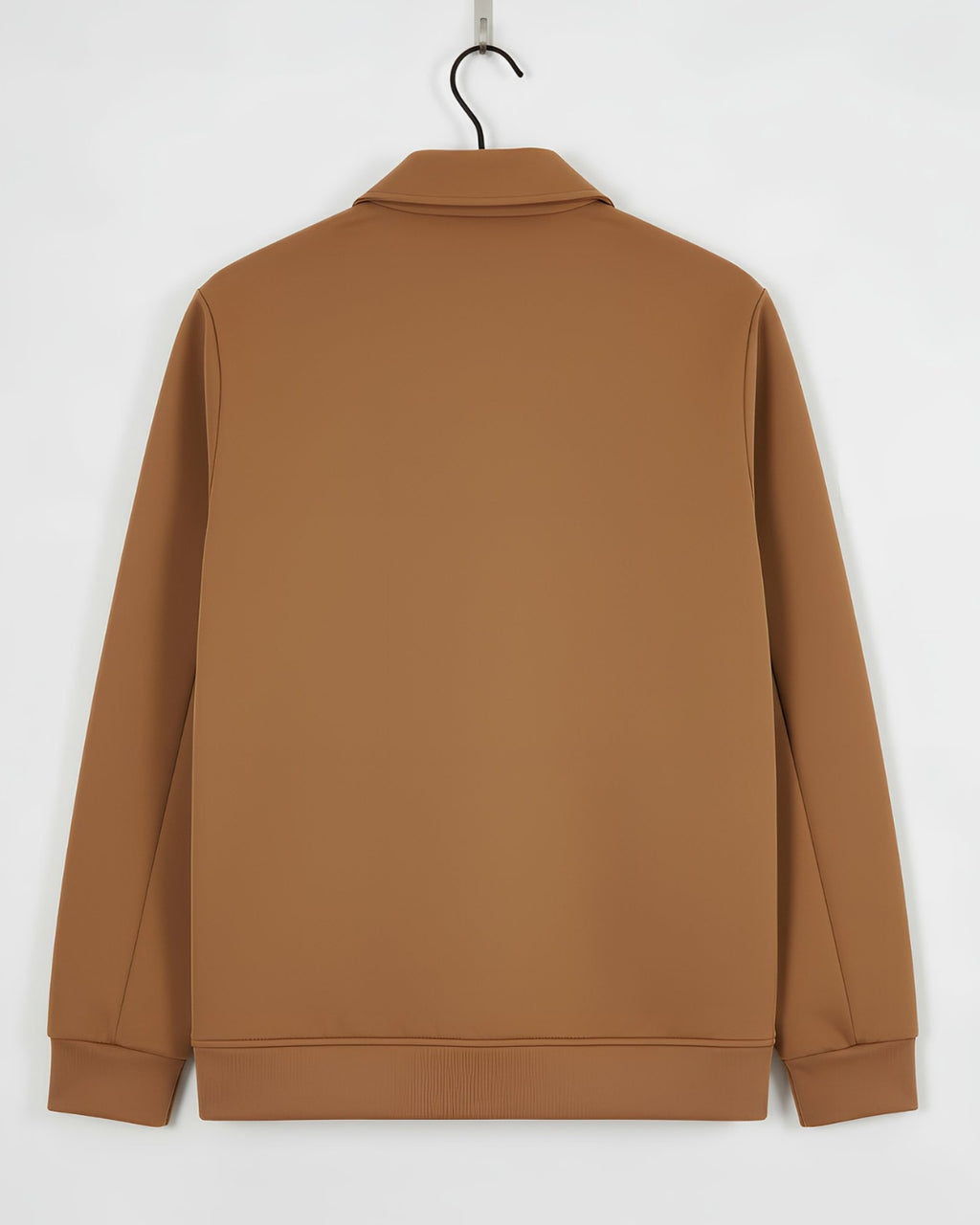 Mustard Fleece Plain Jacket