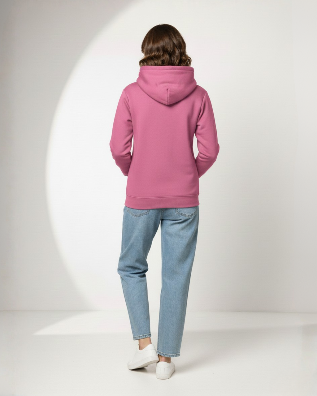 Fleece Printed Pullover Hoodie