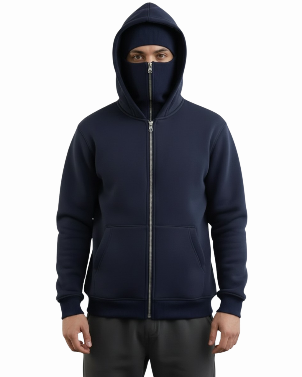 Balaclava Ninja Navy Hoodie