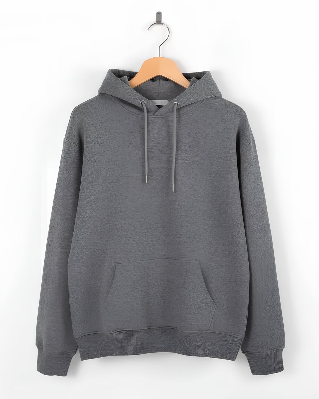 Grey Fleece Hoodie