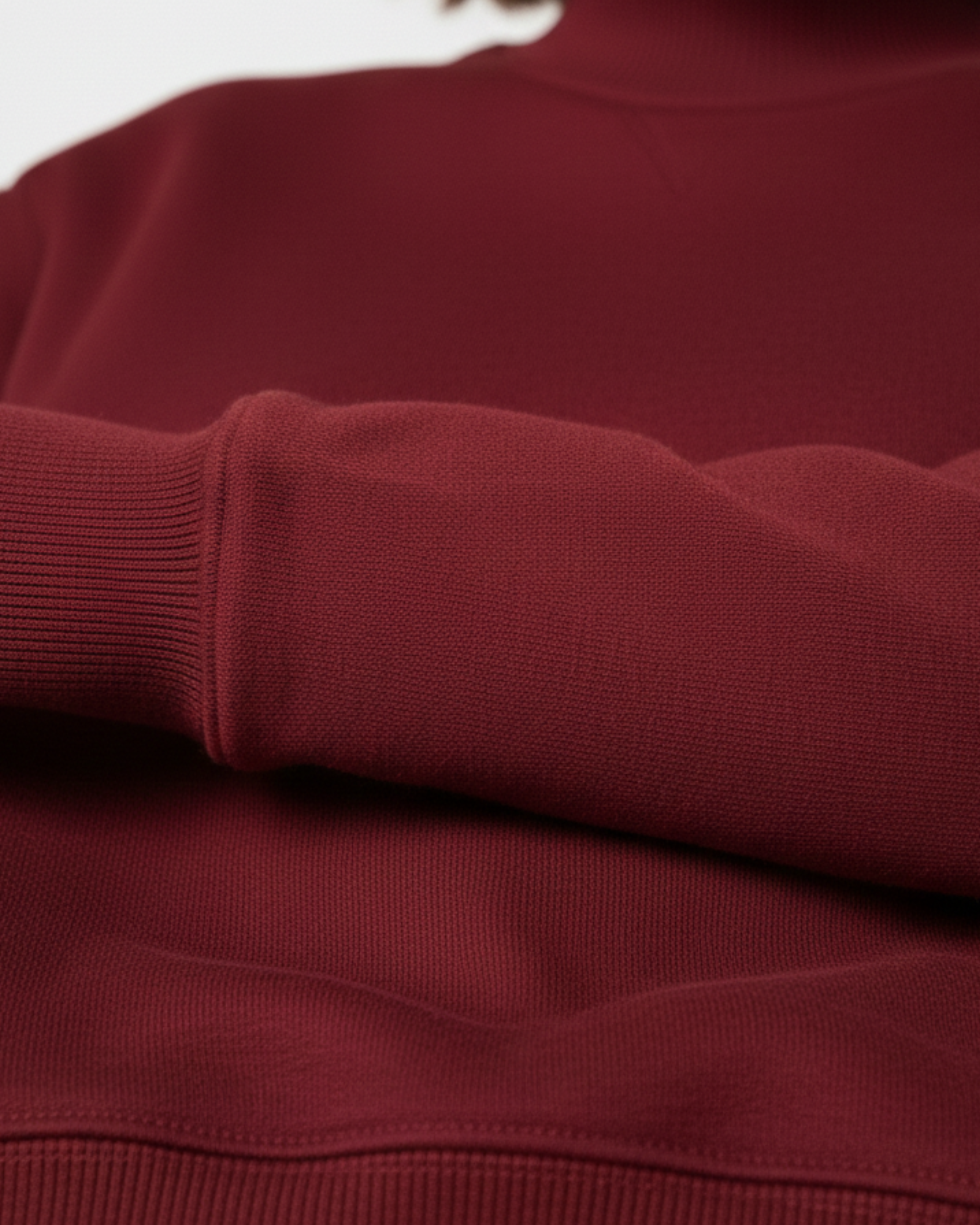 Fleece Plain Sweat Shirt