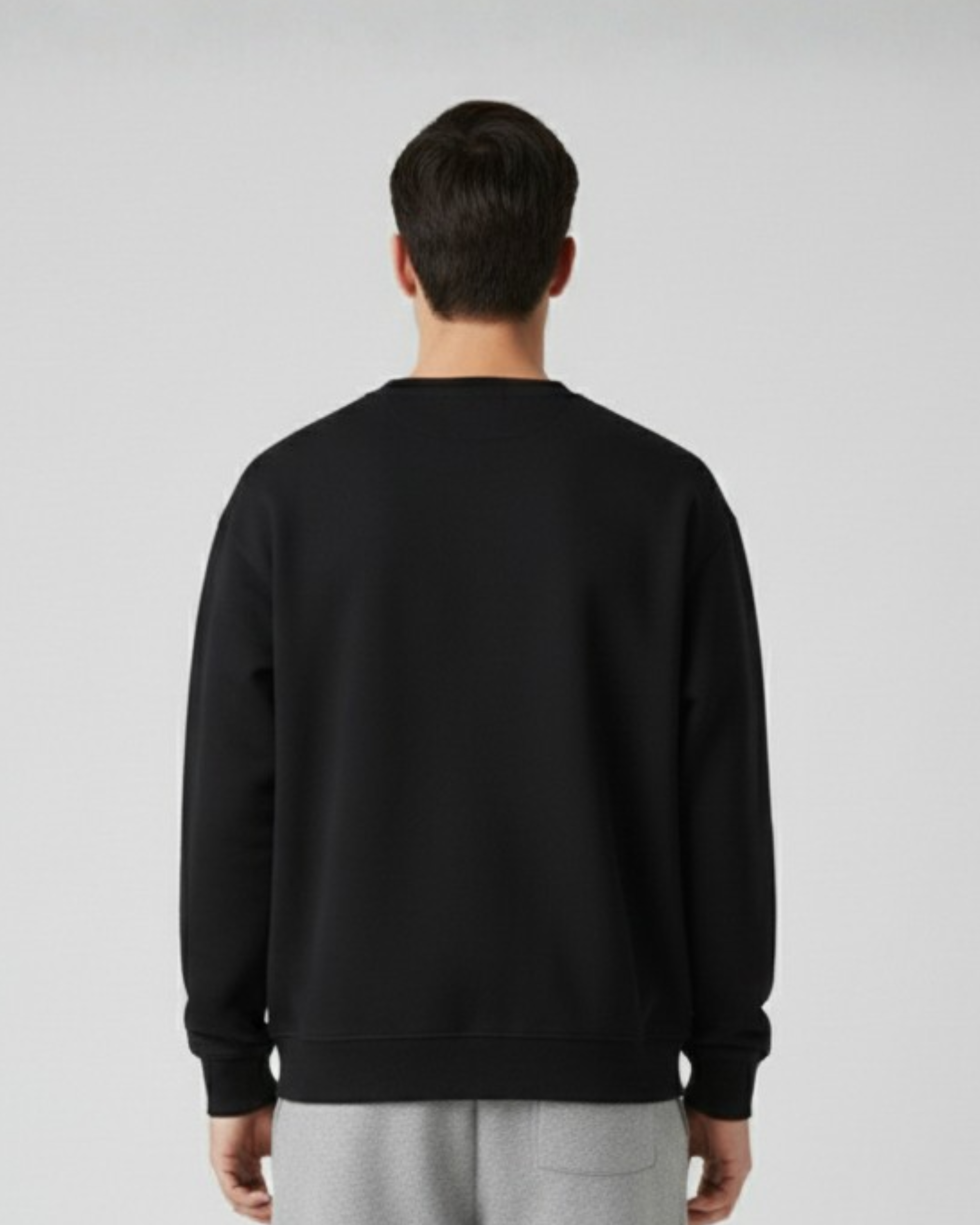 Polyester Fleece Plain Sweatshirt