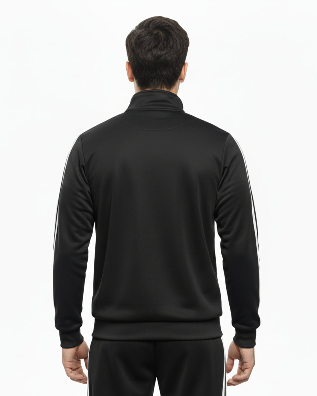 Black Zipper Track Suit