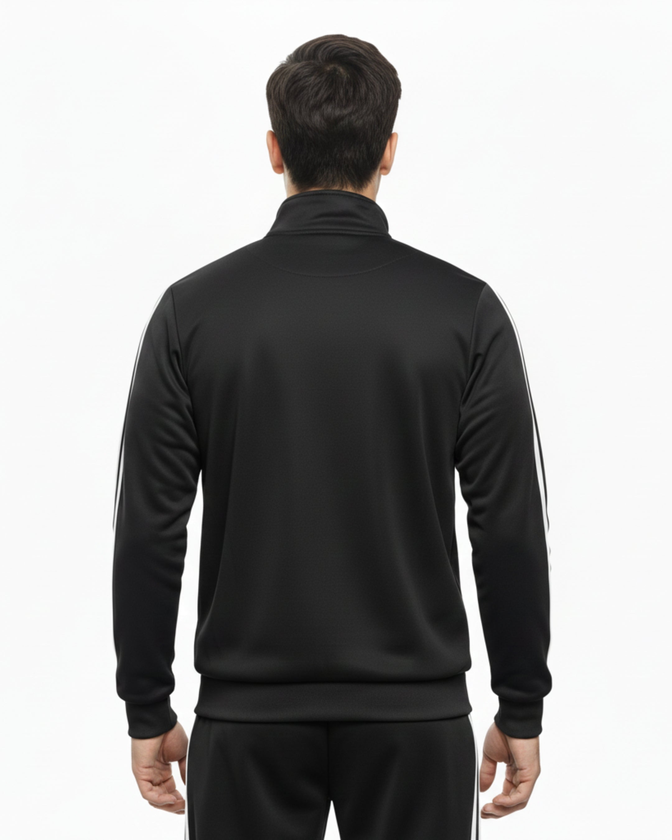 Black Zipper Track Suit