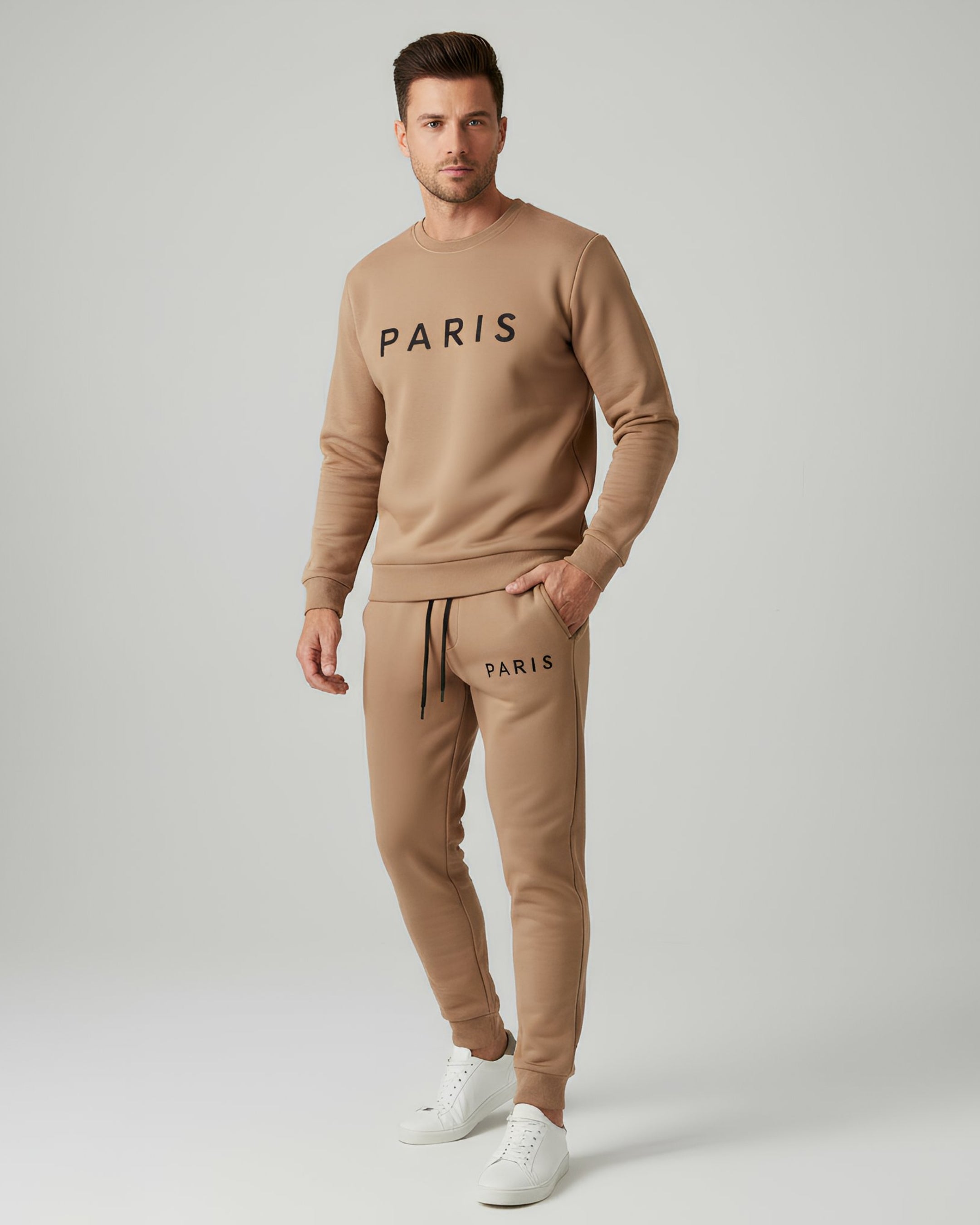 Printed Sweatshirt Track Suit