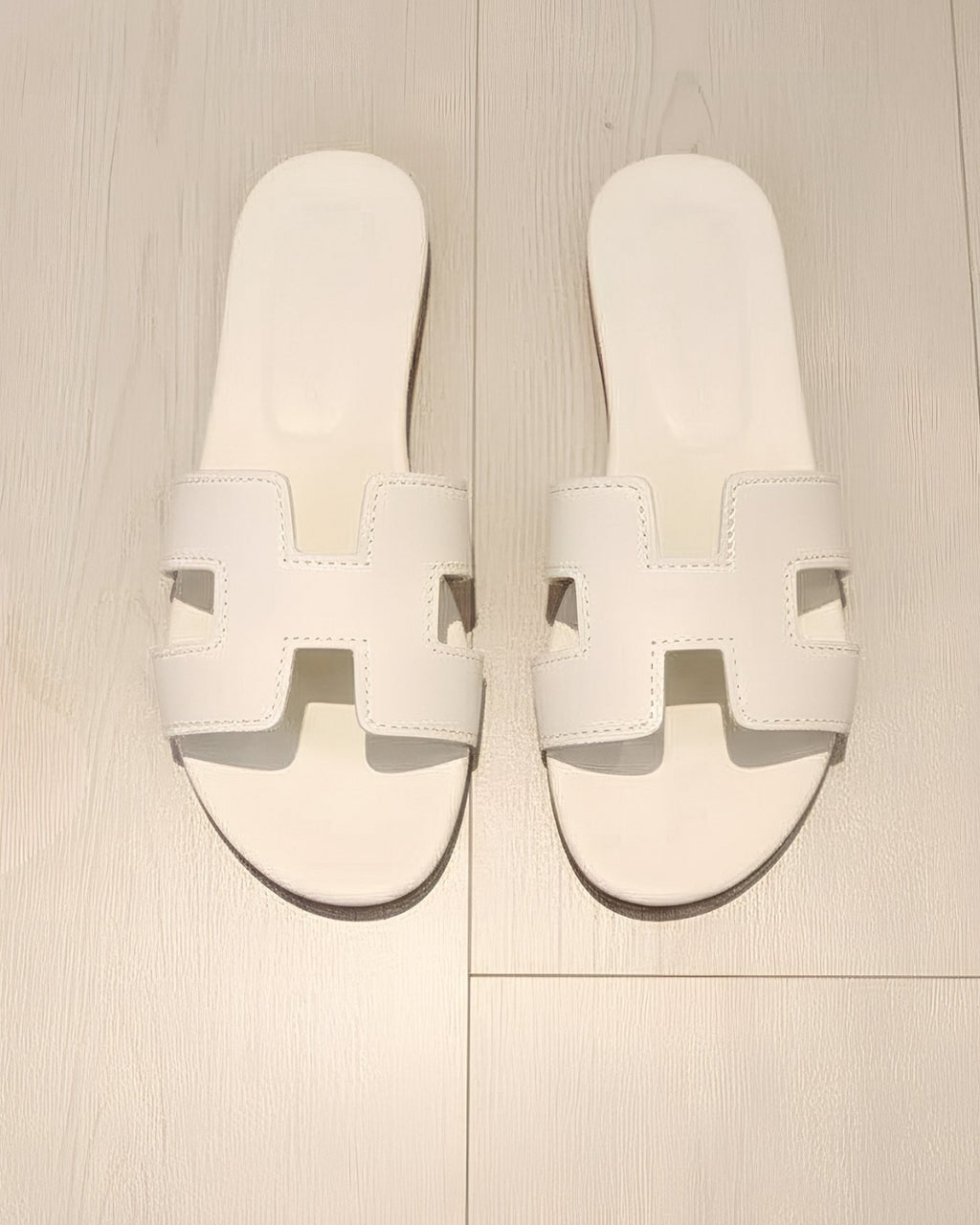 White Rexene Casual Flats