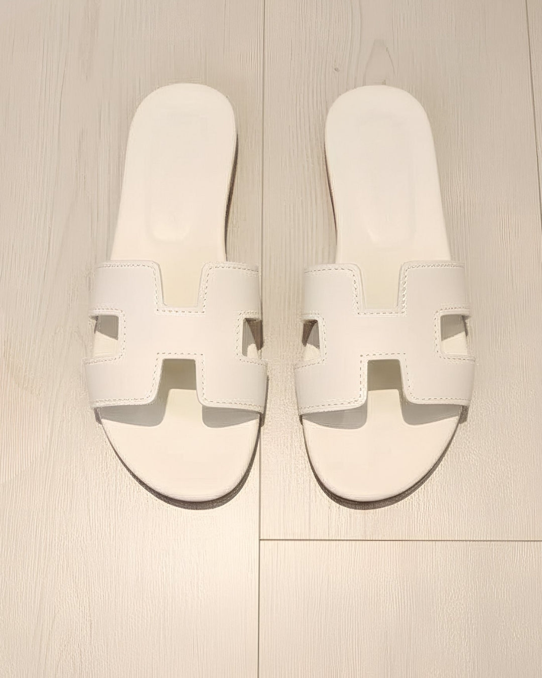 White Rexene Casual Flats