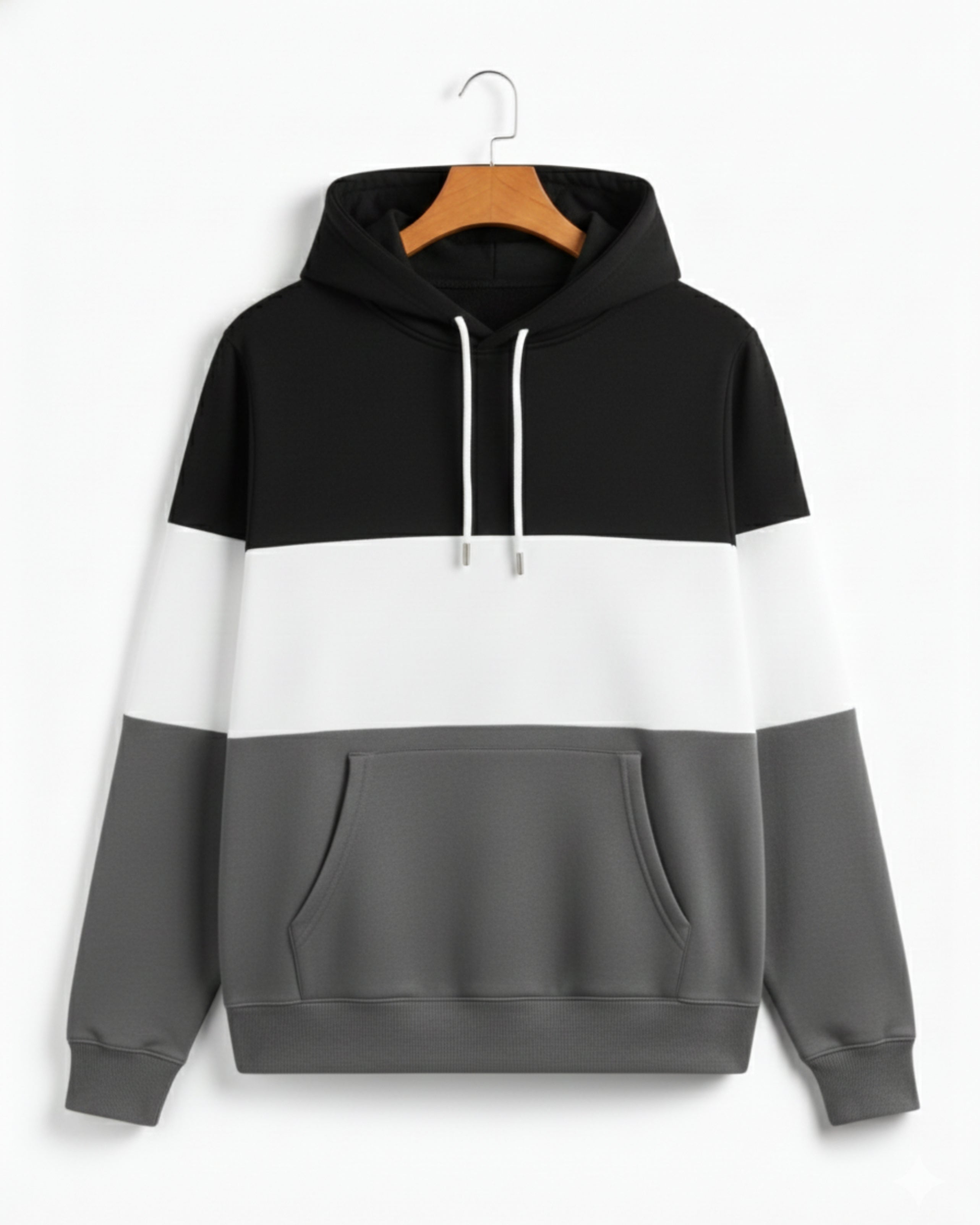 Fleece Plain Hoodie