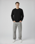 Black Fleece Plain Sweatshirt
