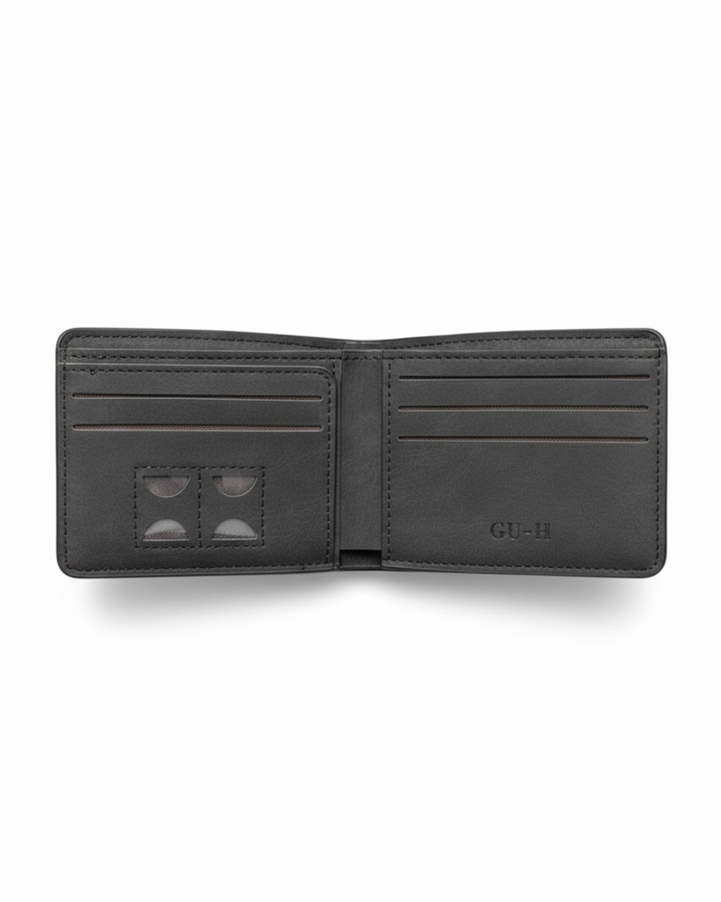 Grey Leather Wallet